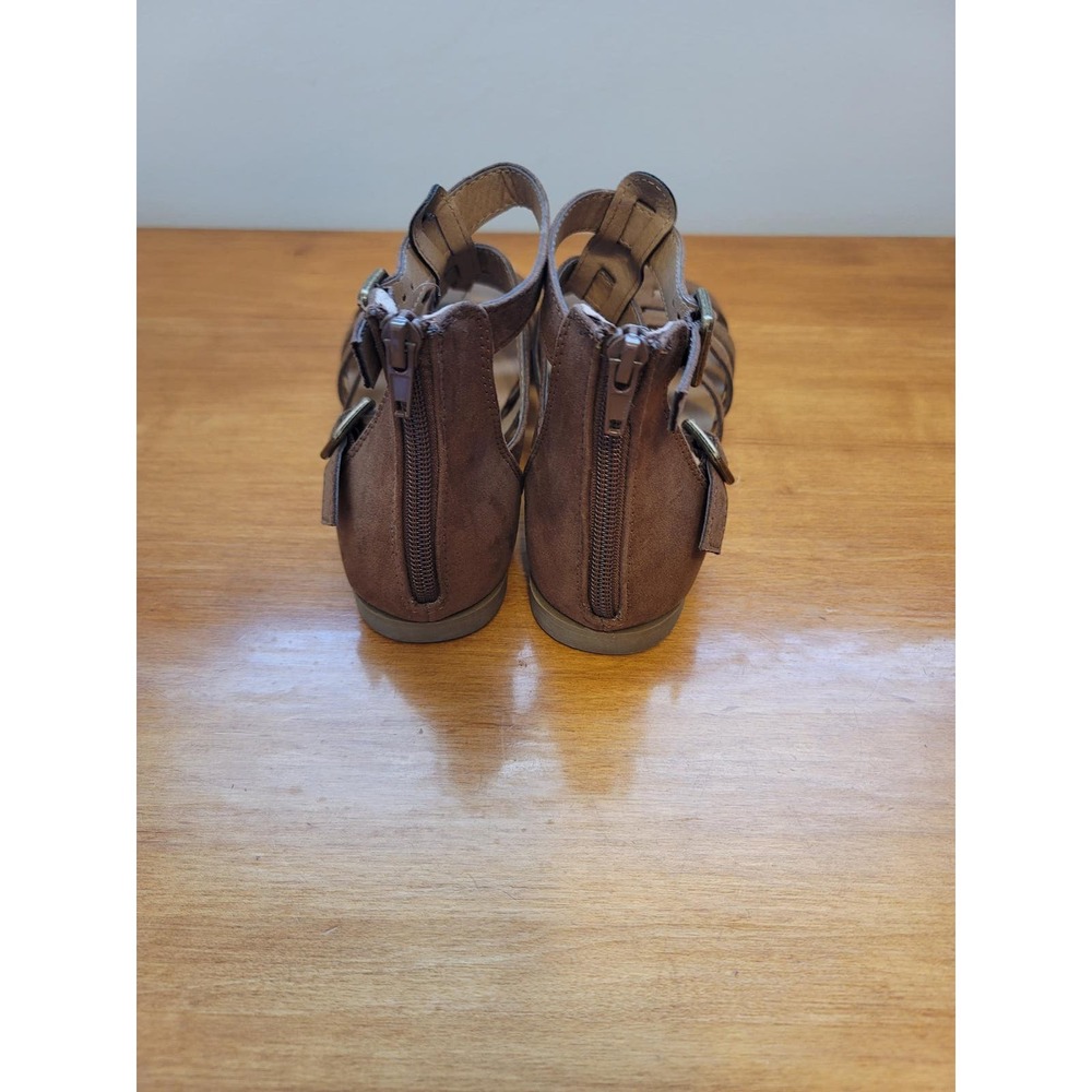 Pre-Loved Brash Leather Sandals Women 7.5 - Picture 2 of 6